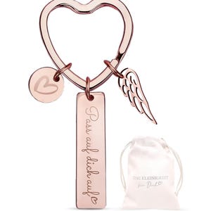 Porte-clés ange gardien cadeau porte-bonheur carte de félicitations pour le meilleur professeur
