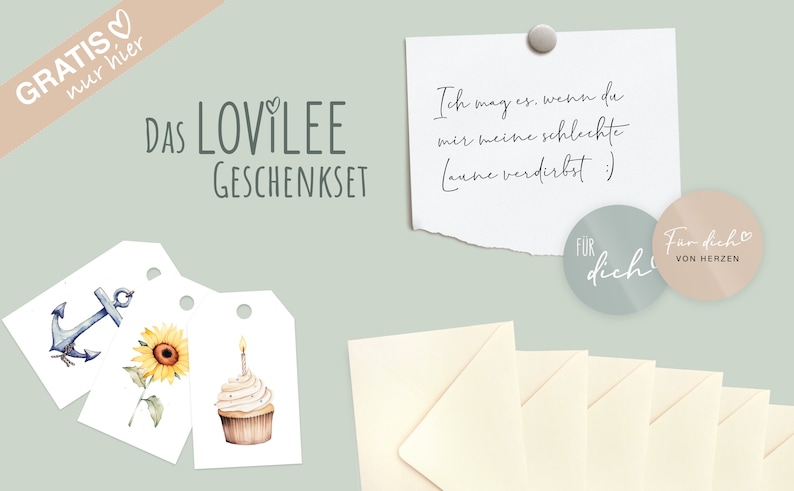 LOViLEE® Glückwunschkarten inkl. extra Umschläge & Sticker zu jedem Anlass im 10er Geschenkset hochwertige Geburtstagskarten, Grußkarten Bild 9