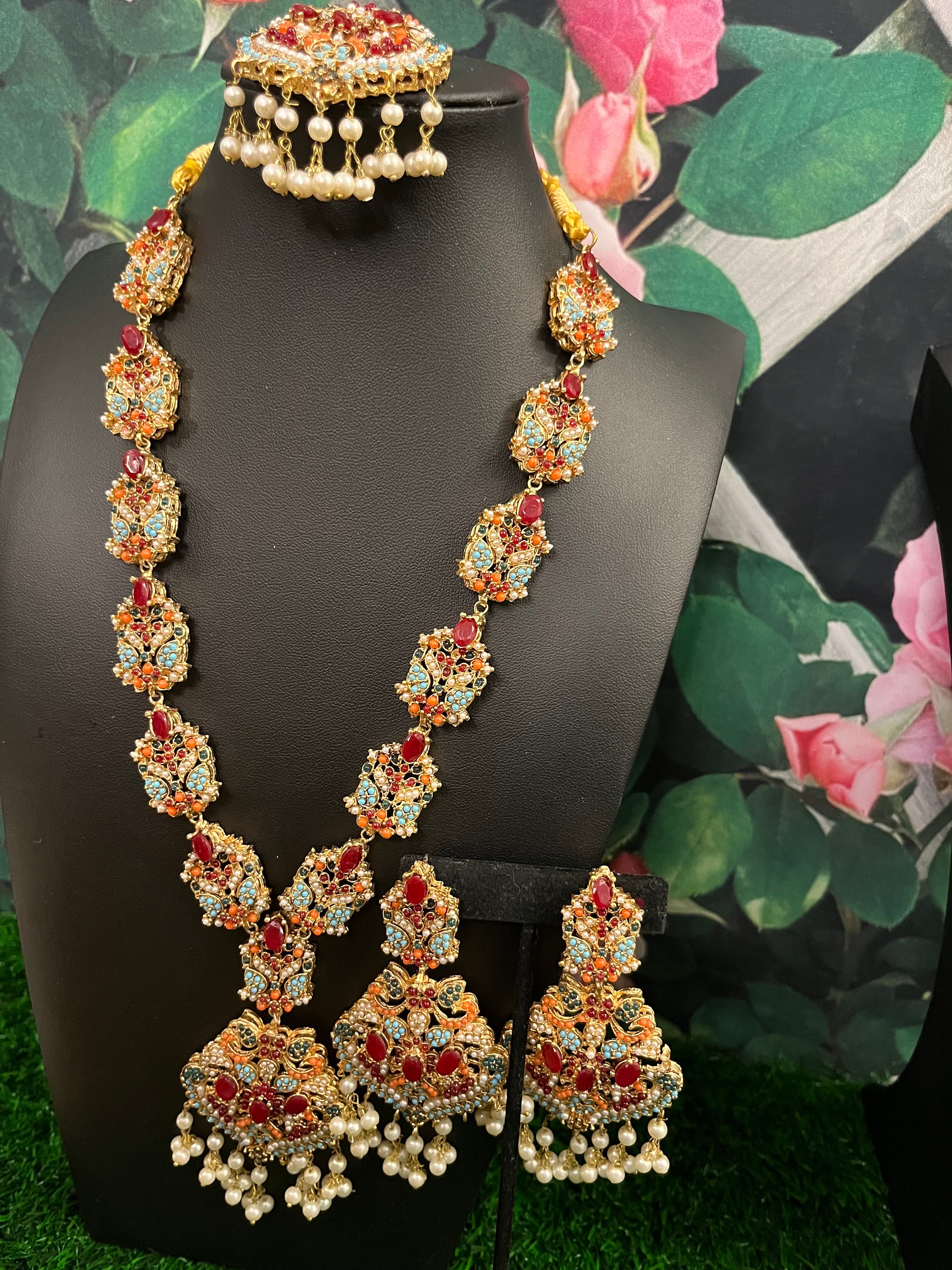 Navaratna beads deals chain