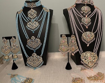 Hyderabadi Bridal, Nauratan Bridal, Indian Bridal, Pakistaanse Bridal, Desi Bridal, Rani Haar Bridal, Satlada Bridal, Pakistaans, Desi Jewelry.