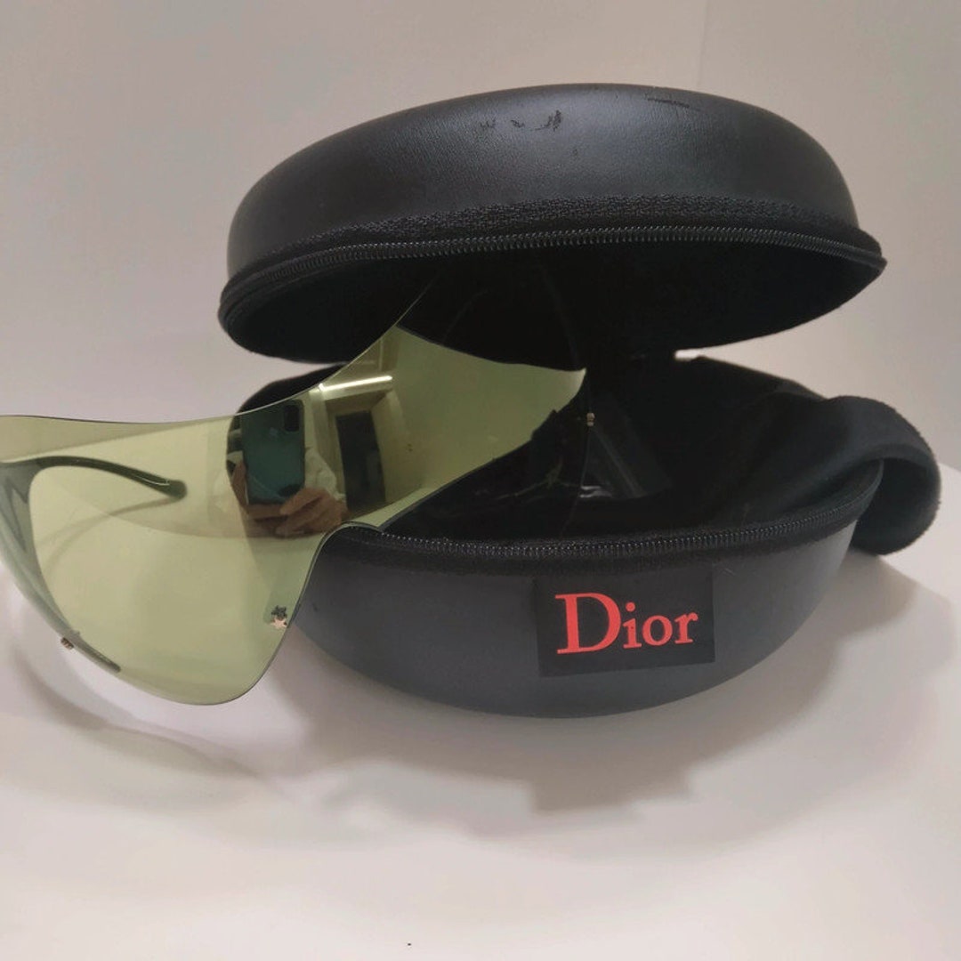Dior Sunglasses Ski Goggles 1 Green Light Green Excellent 