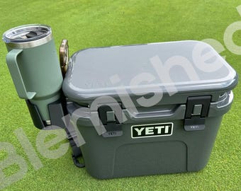 Portavasos para YETI Roadie 15 y 24 (con imperfecciones): portavasos con clip y accesorio de almacenamiento lateral
