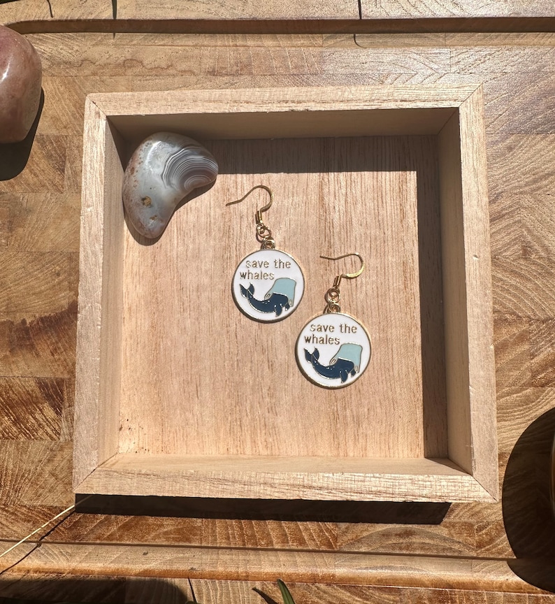 Ocean earrings image 1