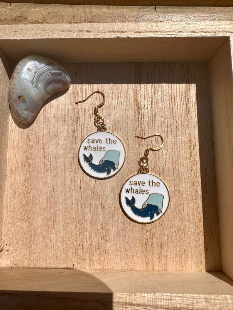 Ocean earrings image 4