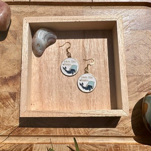 Ocean earrings image 2