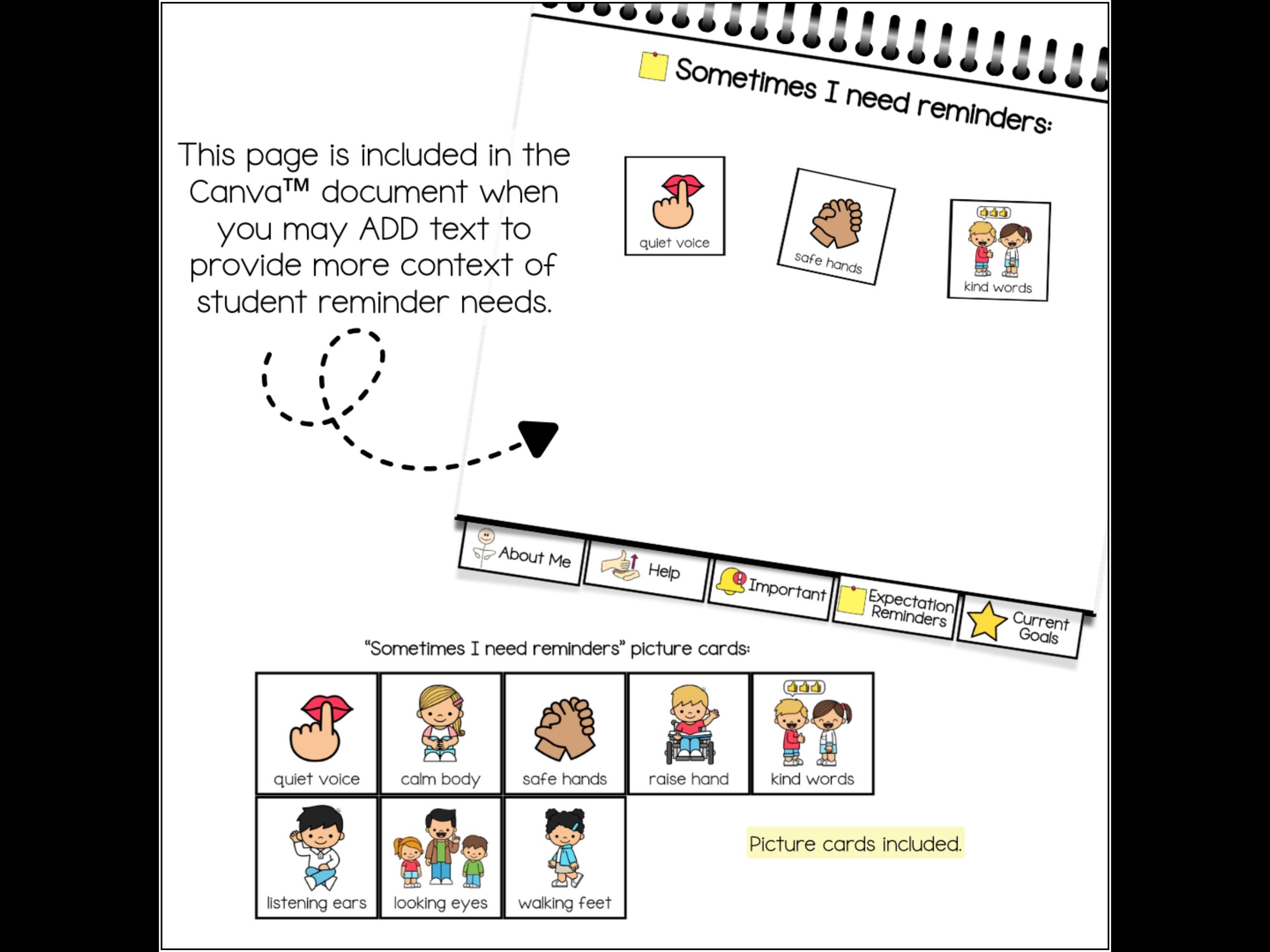 All About Me Support Flip Book for Special Education, IEP & Transition ...