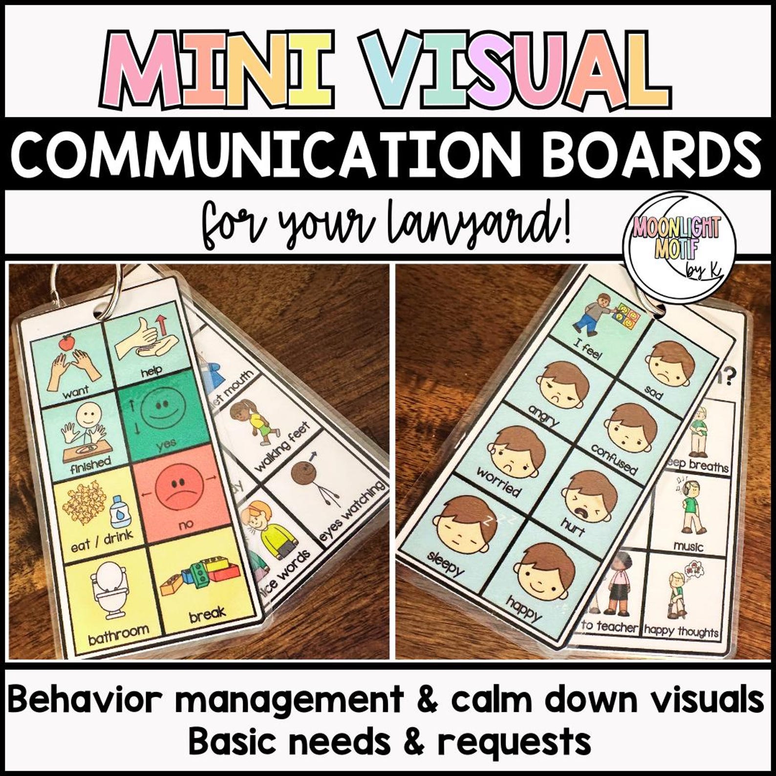Visual Communication BUNDLE, Autism Resources, Special Education AAC ...
