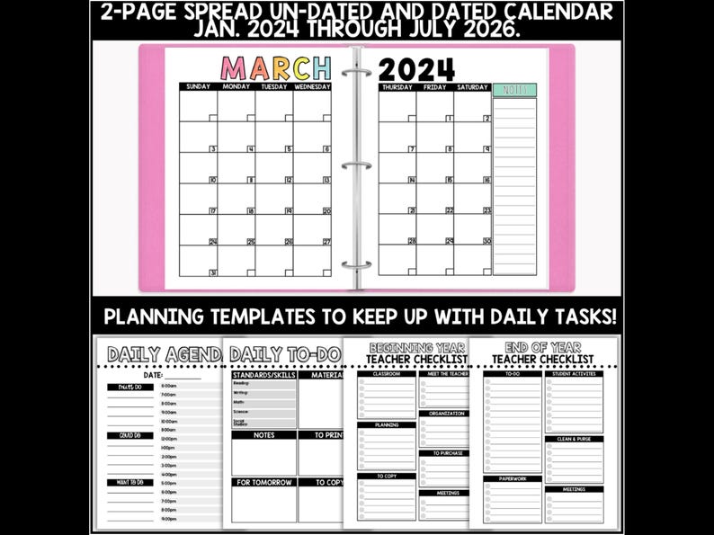 Special Education Planner, Self-contained Teacher Binder, IEP Meeting ...