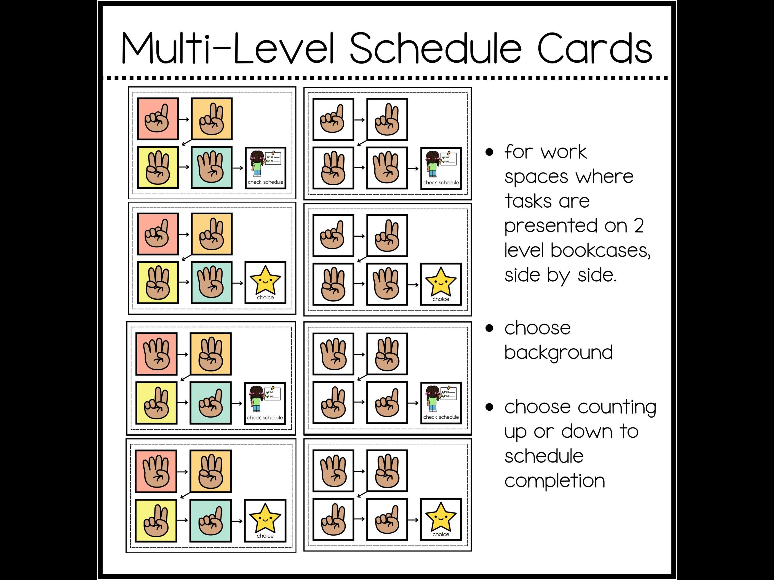 Independent Work Station Setup Visuals, Special Education Classroom ...