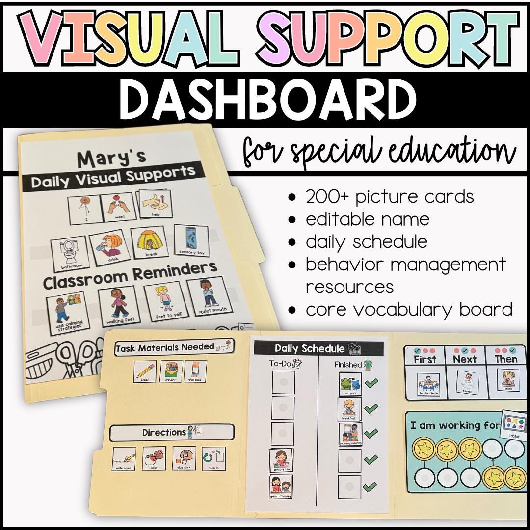 Visual Communication BUNDLE, Autism Resources, Special Education AAC ...