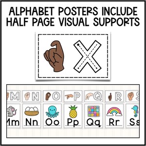ASL Alphabet Classroom Posters, Reference Posters for Elementary and ...