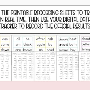May include: A set of printable sight word lists for different grade levels. The lists are organized by grade level and include words like "a", "can", "all", "be", "after", "ask", "always", "best", "about", "cut", and more.