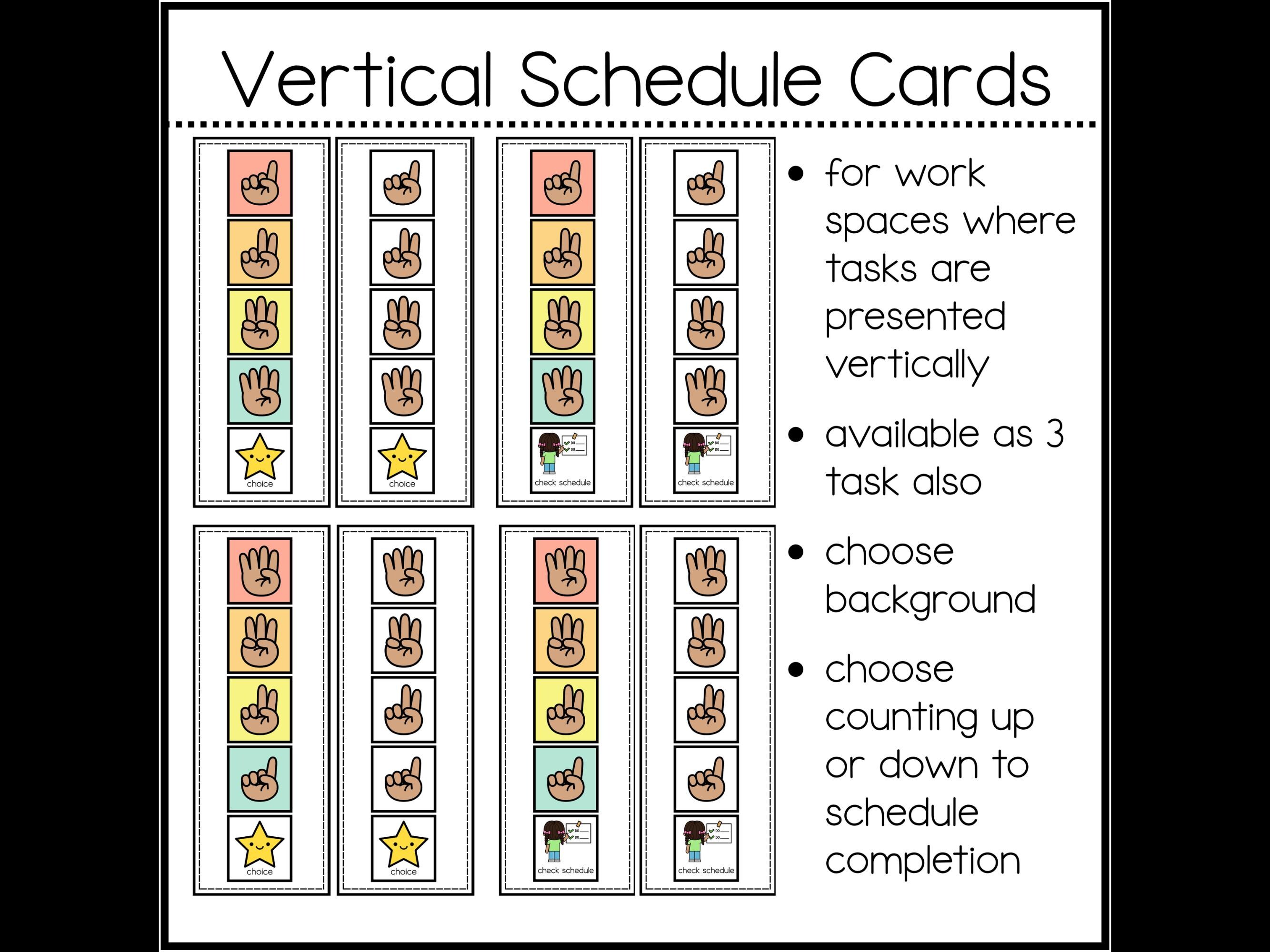 Independent Work Station Setup Visuals, Special Education Classroom ...