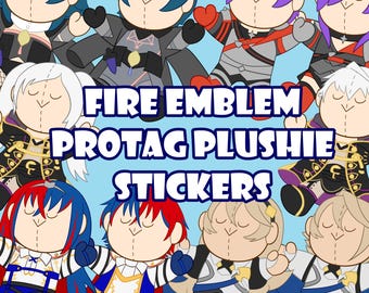 Fire Emblem Protagonist Plushie Stickers