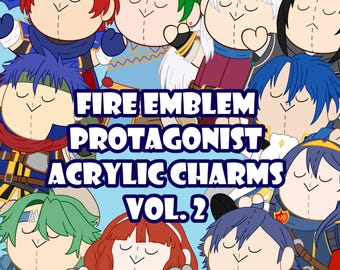 Fire Emblem Protagonist Plushie Acrylic Keychains VOl.2