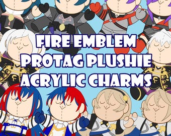 Fire Emblem Protagonist Plushie Acrylic Charms