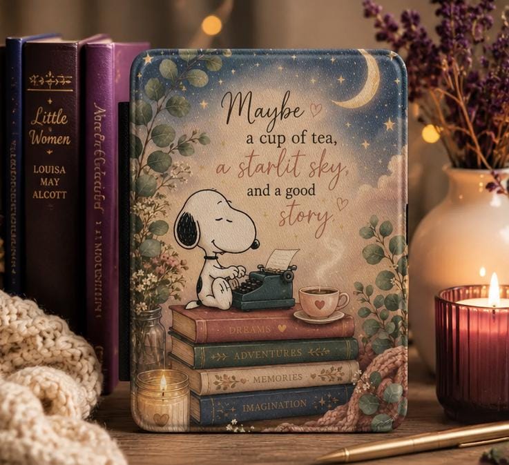 Maybe a Good Story Kindle Case Cozy Reading Cover Kindle Paperwhite 7" Kindle Colorsoft 7" Book EReader Gift Book Lover Reader Booktok