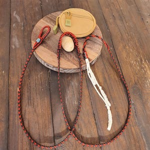 Rage Sling Honda Balear + Bag Balearic Sling, Handmade Shepherd Sling, Ancient Warfare Replica, Fona Balear, Primitive Survival Tool.