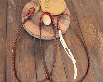 Rage Sling Sling Balear + Bag Balearic Sling, Handmade Shepherd Sling, Ancient Warfare Replica, Fona Balear, Primitive Survival Tool.