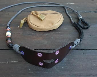 The Bonebreaker Sling + Bag Balearic Sling, Handmade Shepherd Sling, Ancient Warfare Replica, Fona Balear, Primitive S