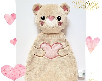 ITH Teddy Love Doudou Valentines  teddybear easy Stuffie Softie Pattern, Machine Embroidery Files, with pdf tutorial
