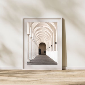 Archway in Dresden - Wall Art - Travel Photography - Classical Interiors - European Architecture - Neutral Tones - Living Room