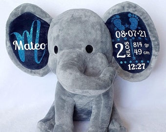 Elefante Natalicio Personalizado