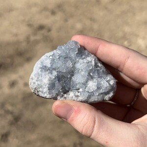 Celestite Cluster: Genuine Stone, Spiritual Decor