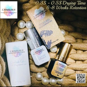 Eyelash Extensions Glue 0.3Sec-0.5Sec 6-8Weeks Long Lasting Eyelash Extensions Max Bond Glue 5ml /Adhesive Fast Strong