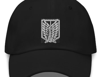 Anime Dad Hat Wings of Freedom Design
