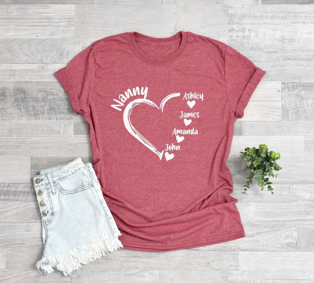 Nanny Shirt Personalized Nanny Shirt Nanny Life Shirt Custom Nanny 