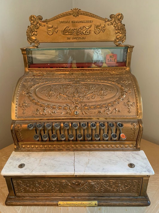 コカコーラCOCACOLA アンティーク　トイレジスター Antique Special Edition Coca Cola National Cash Register