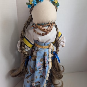 Ukrainian traditional motanka doll, Girl Motanka,   ukrainian doll, ethnic doll, folk doll, ukrainian craft, gift doll, interior doll.