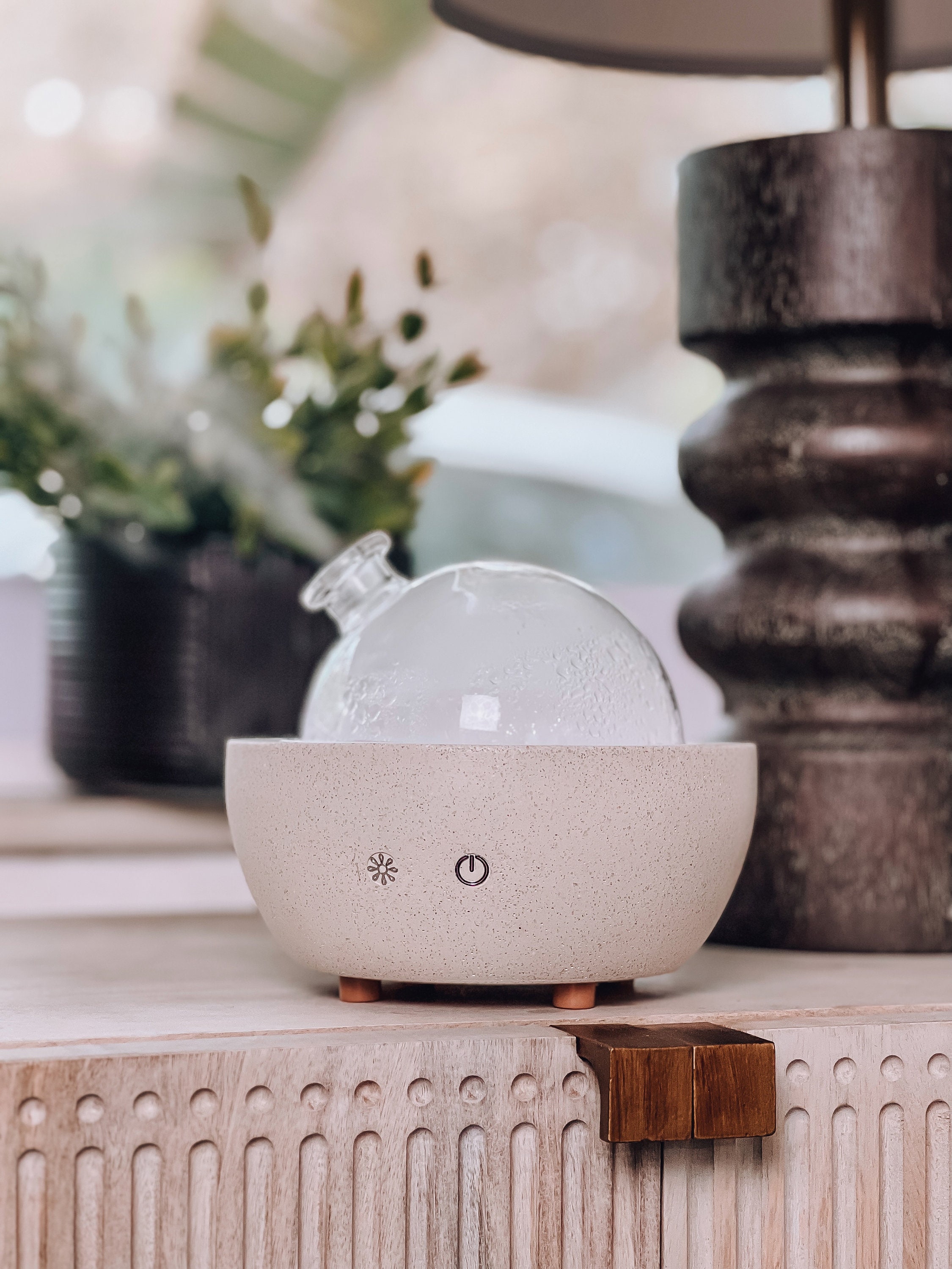 Essential Oil Diffuser Dome Diffuser Stone Concrete Aroma Diffuser