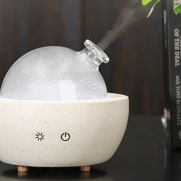 Essential Oil Diffuser - Dome Diffuser - Stone Concrete Aroma Diffuser - Terrazzo - Non toxic - Room Diffuser Humidifier