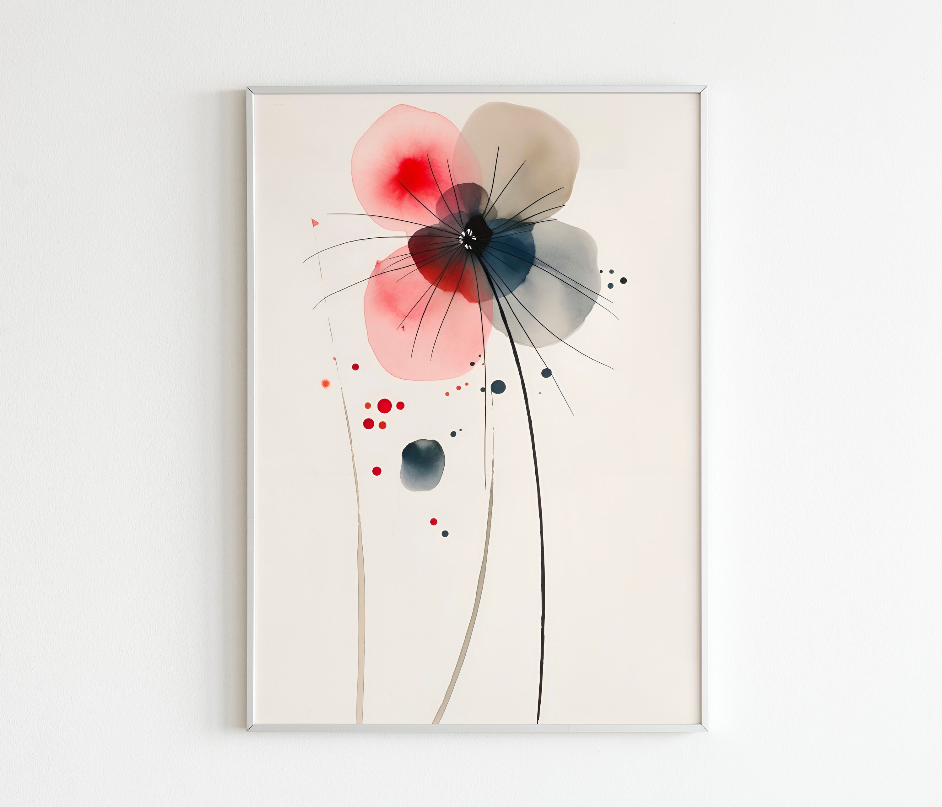 Four Printable Watercolor Sheets That Bring the Beauty of Flowers Into Your Space With Subtle ...