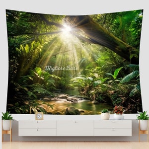 Tapestry Rainforest Etsy