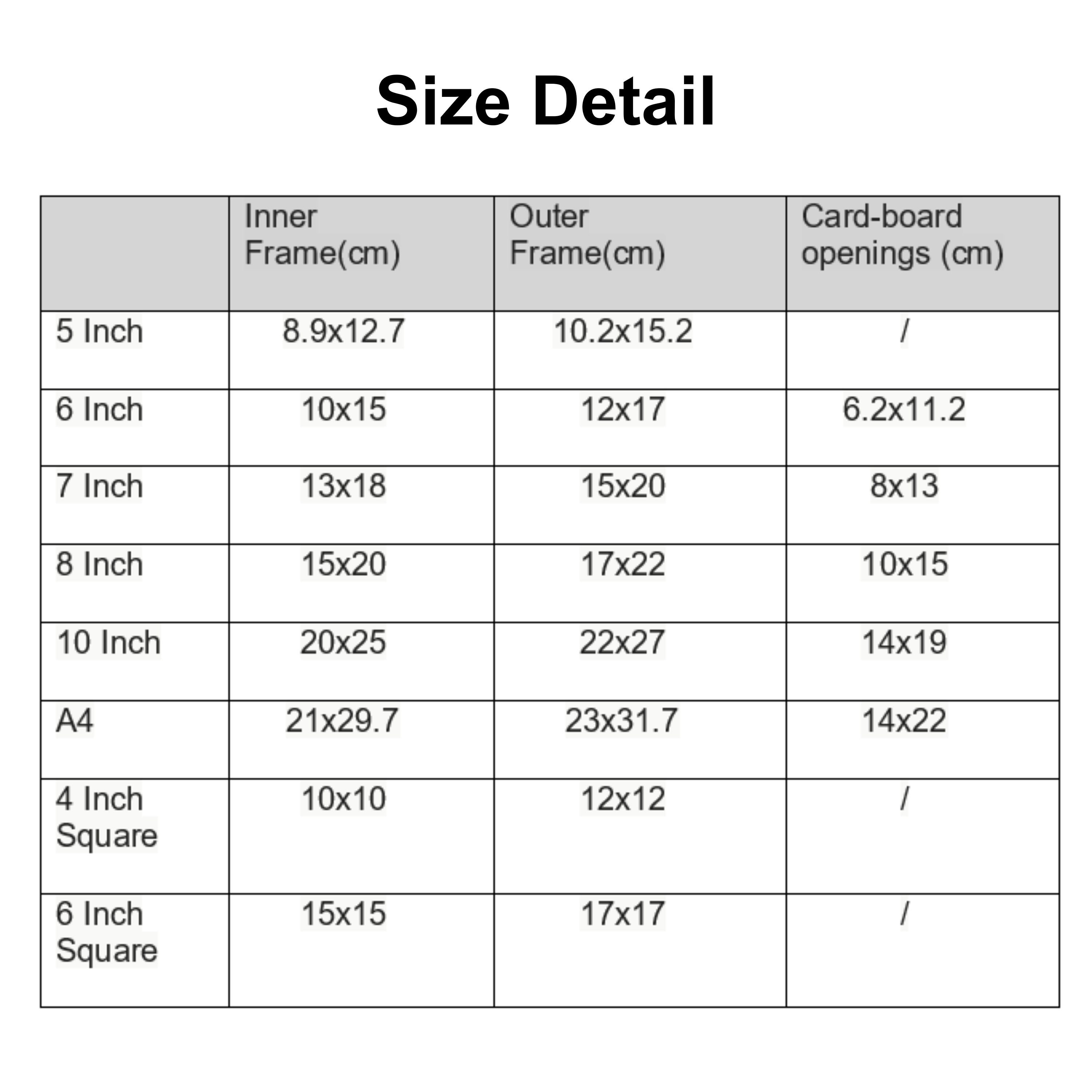 Hand Polished Round Corner Wooden Photo Frame 4x6 Picture Frame 8x10