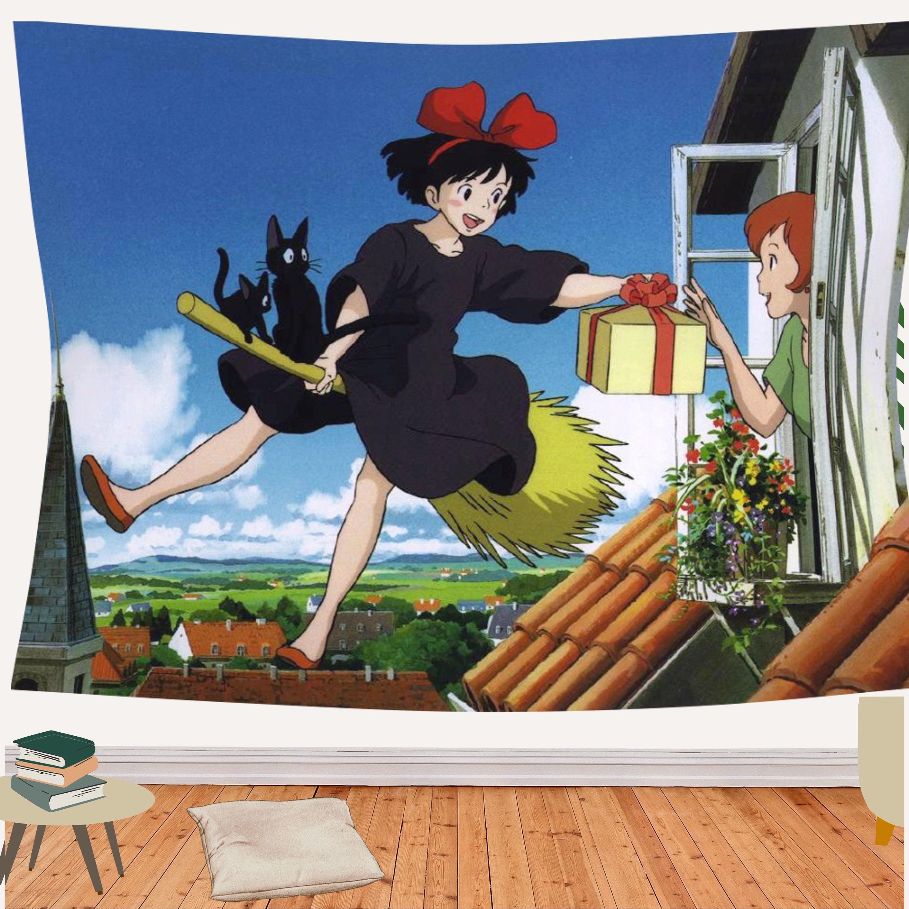 Studio Ghibli Wall Tapestry Wall Tapestry Wholeselling Ghibli