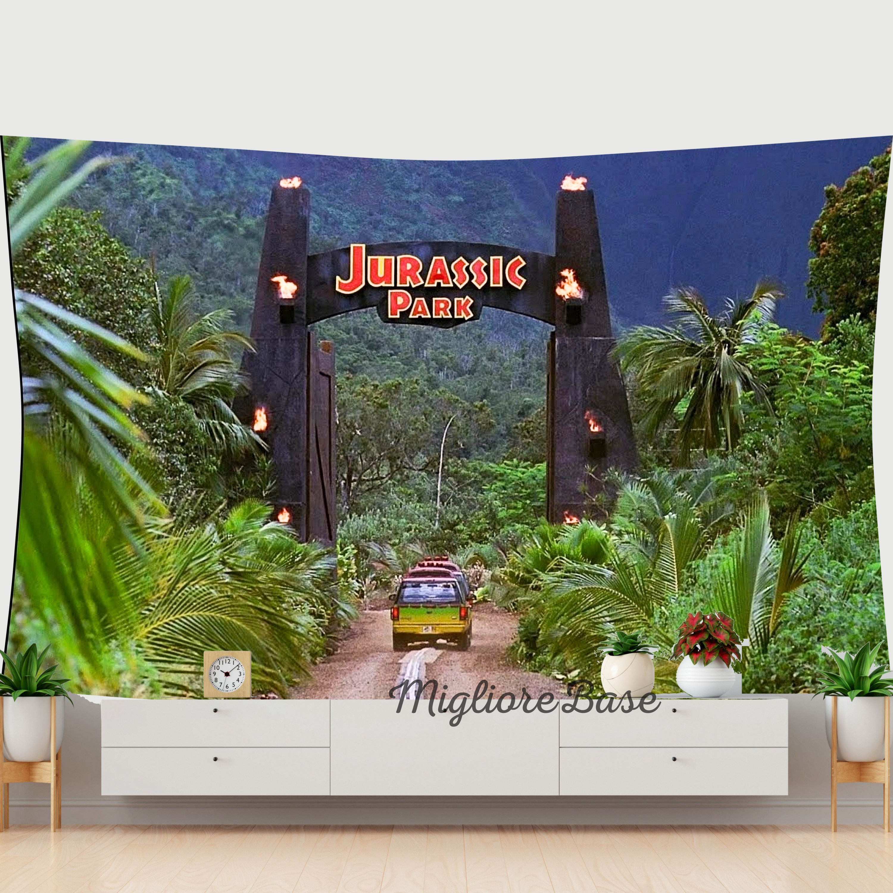 Jurassic park tapestry hotsell