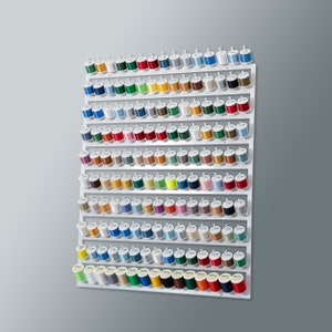 150 Spool Rack, Sewing Thread Storage, Sewing Rack, Spool Storage, Sewing Room Storage, Seamstress Gift, Thread Display, Sewing Organization