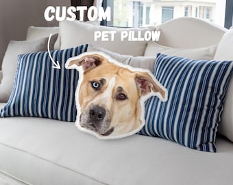 Custom Dog Pillow by Pet Photo | Dog Pillow, Custom Pet Portrait, Custom Pillow, Pet Gifts, Personalized Pet, Custom Pet, Dog Portrait Gifts