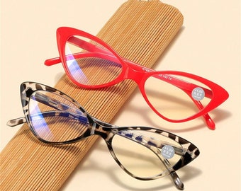 Cat Eye Reading Glasses, Retro Eyewear, +1.00 +1.50 +2.00 +2.50 +3.00 +3.50., Acetate Glasses, Cateye Frame, Retro Reading Glasses