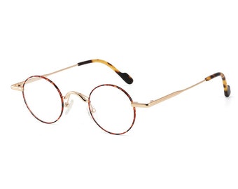 Round eyeglasses, frames men women, prescription optical glasses, small size Retro eyeglasses, frame Anti-blue light myopia glasses