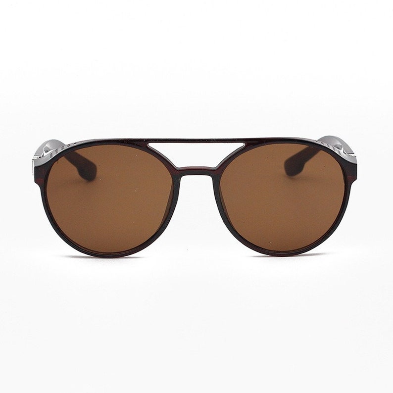 Unique Rivet Punk Polarized Sunglasses, For Women Luxury Brand, Black shield Frame, Round Sun Glasses, Female Hip Hop Shades image 8