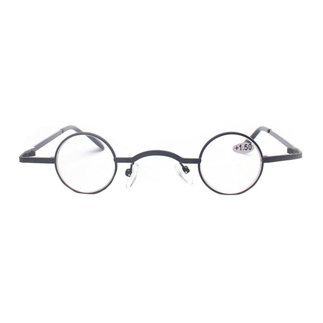 Round Reading Glasses Mini Round Glasses Retro Eyewear - Etsy