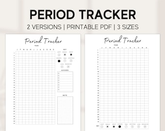 Menstruatiecyclustracker, ovulatieplanner voor vruchtbaarheid (directe download van pdf)