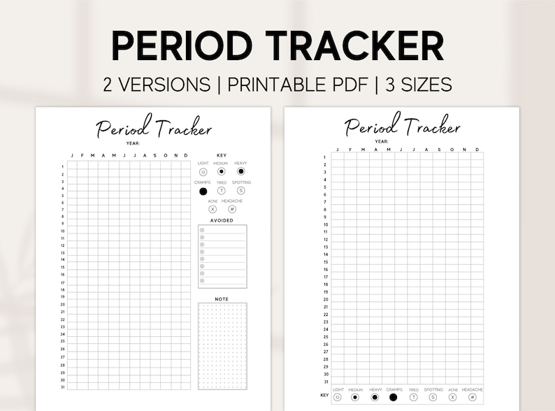 Period Tracker Printable Menstrual - Il 794xN.5038753328 Fsmz 