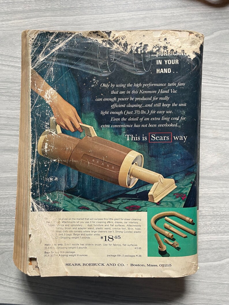 Vintage 1965 Sears Catalog. Mid Century Advertisements. MCM Decor. Etsy