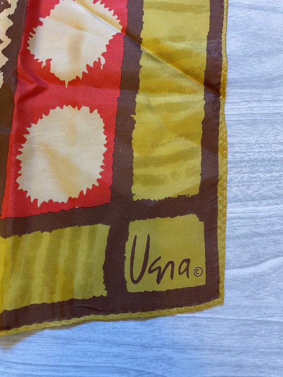 Vintage Vera Neumann scarf. 1970s to 1980s. 21x21… - image 2